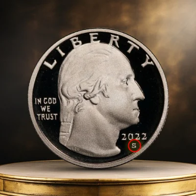 2022-S Proof Silver 'Voto Para La Mujer' Quarter Value