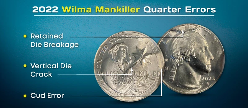 2022 Wilma Mankiller Quarter Errors