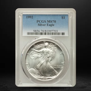 Silver Eagles, 1992 Silver Eagle MS $1- $16,450.00