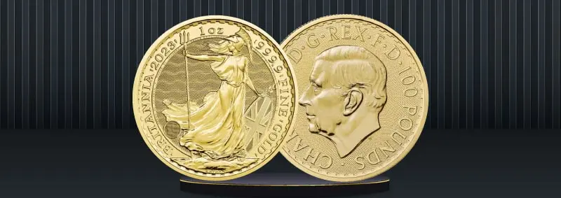 2023 Gold Royal Mint Britannia King Charles III coin BU