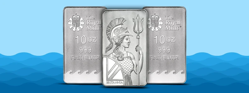 10 oz Britannia Silver Bar