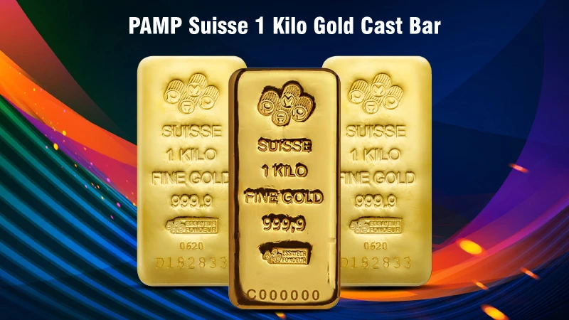 PAMP Suisse 1 Kilo Gold Cast Bar