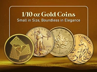 1/10 oz Gold Coin Online | BOLD Precious Metals