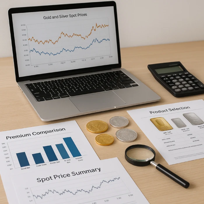 Premium precious metals products