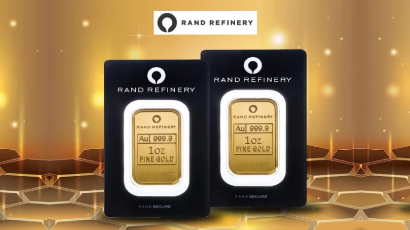 1 oz Gold Bar Rand Refinery (New in Assay)