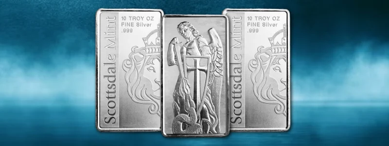 Archangel Michael 10 oz Silver Bar