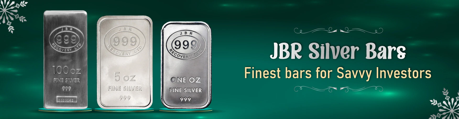 JBR's Finest Silver Bars Await You