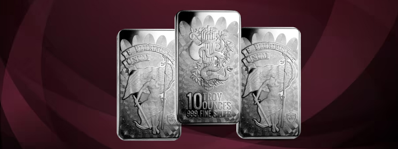 Top 25 Best Selling 10 oz Silver Bars