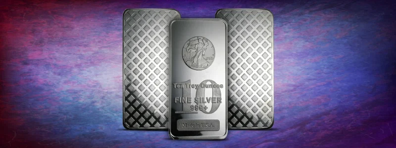 Walking Liberty 10 oz Silver Bar
