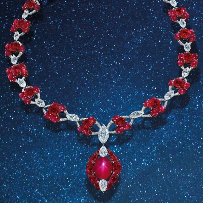 5. Etcetera’s Burmese Ruby Necklace