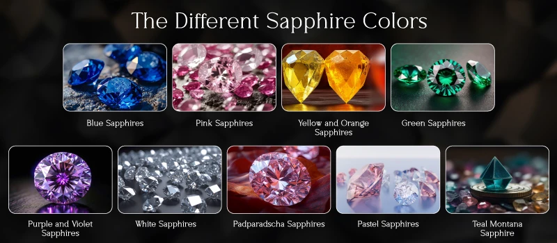 The Different Sapphire Colors