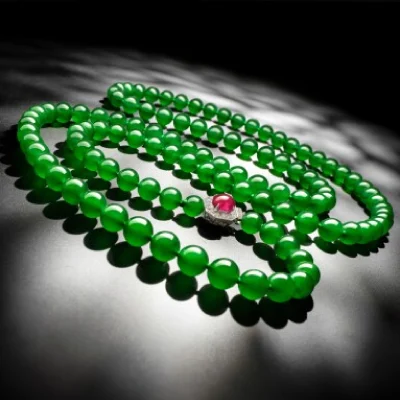 4. The Hutton-Mdivani Jadeite Necklace