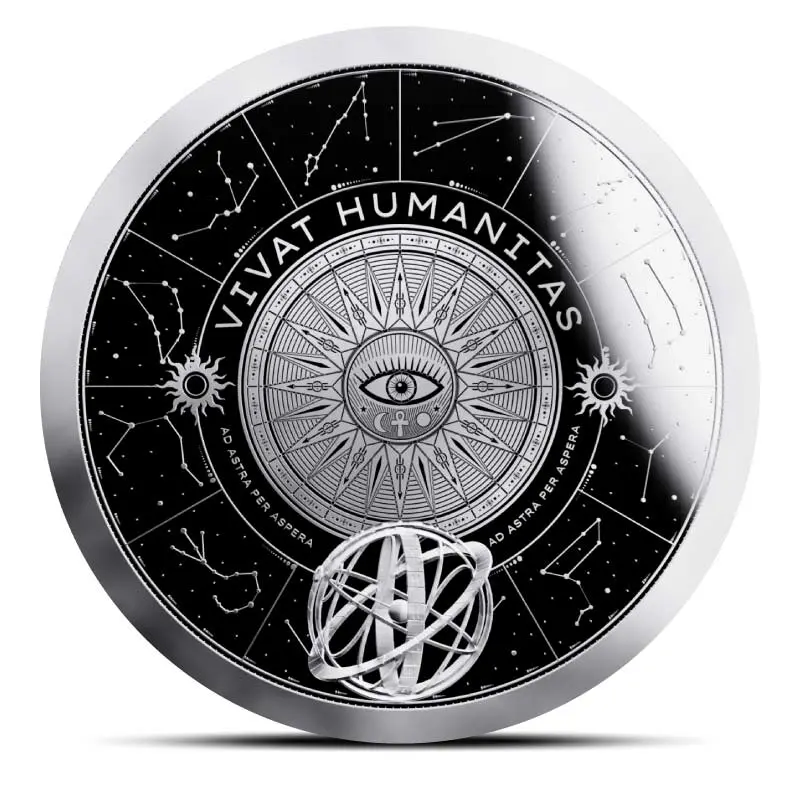 専用　トケラウVivat Humanitas １オンス銀貨　未流通品　２０２０年 2018-2024 Tokelau/Niue Vivat Humanitas (6) 1 oz Silver BU