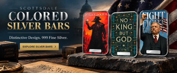 Promotional banner for gold and silver deals