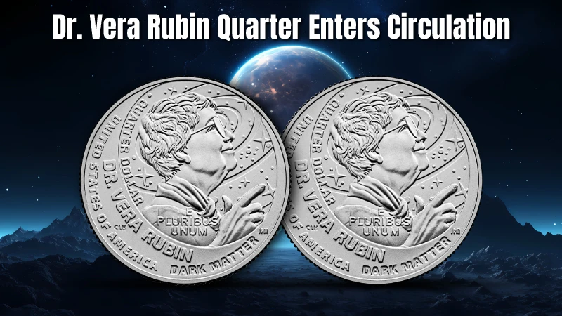 Dr. Vera Rubin Quarter Enters Circulation: Celebrating an Astronomy Trailblazer