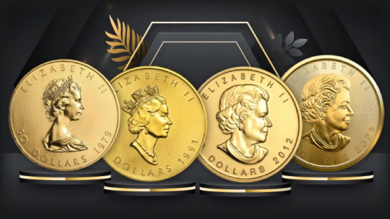 All the designs of the Gold Maple Leaf