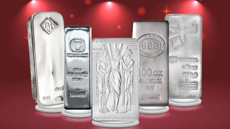 100 oz Silver Bars to Buy and Stack Top 10 List of Best Silver Bars