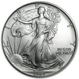1992 1 oz American Silver Eagle Coin (BU)
