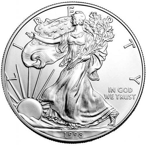 1998 1 oz American Silver Eagle (BU)