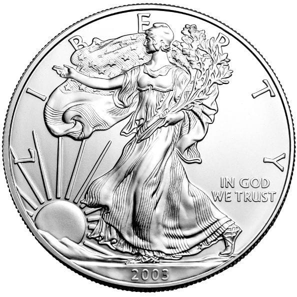 2003 1 oz American Silver Eagle Coin (BU)