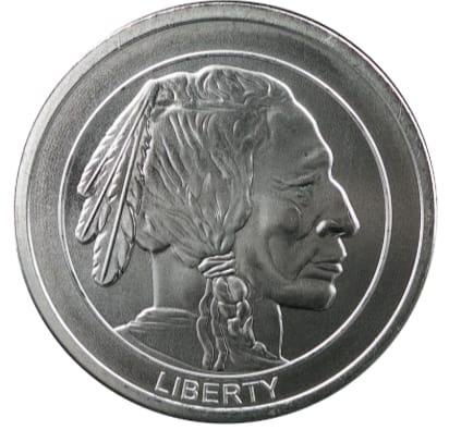 1 oz CNT Minting Buffalo Silver Round