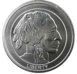 1 oz CNT Minting Buffalo Silver Round