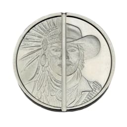 1 oz Western Warrior Silver Round (Divisible)