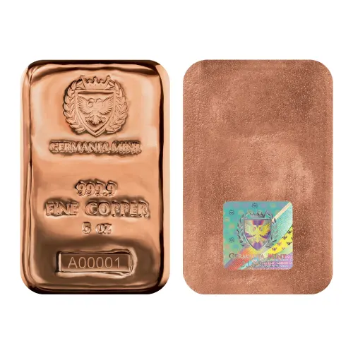 5 oz Copper Bars