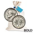 90% Silver - $100 FV Mixed Dimes Bag Circulated/Junk