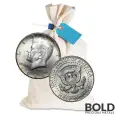 90% Silver - $50 FV Kennedy Half Dollars Bag Circulated/Junk