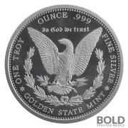 Silver 1 oz Morgan Round (Golden State Mint)