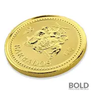 2017 Barbados Trident Gold 1 oz BU