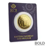 2018 EC8 Montserrat Emerald Isle 1 oz Gold BU