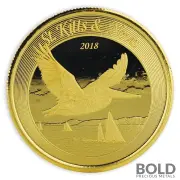 2018 EC8 St Kitts & Nevis Brown Pelican 1 oz Gold BU