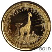 2022 1 oz Equatorial Guinea Giraffe Gold Coin | BOLD Precious Metals