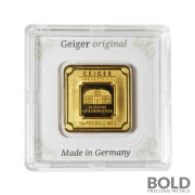 Gold 10 Gram Geiger Edelmetalle Square Bar