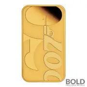 2022 Tuvalu James Bond: 60 Years of Bond 1 oz Gold Proof Rectangular Coin