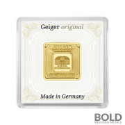 Gold 5 Gram Geiger Edelmetalle Square Bar