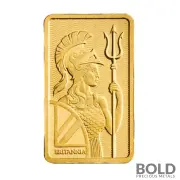 Gold 1 Gram Royal Mint Britannia Bar