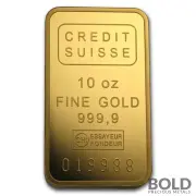 Gold Bar Credit Suisse - 10 oz