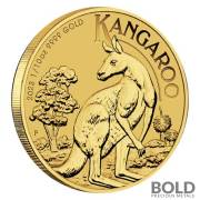 2023 Gold Perth Kangaroo 1/10 oz BU