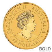 2022 Australian Perth Kangaroo 1/4 oz Gold BU