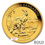 1/4 oz Australian Perth Kangaroo Gold Coin (Random)