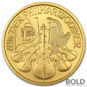 1/2 oz Austrian Gold Philharmonic Coin (Random Date)