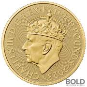2023 Gold 1 oz Royal Mint Britannia Coronation BU