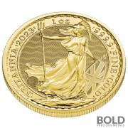 2023 Gold 1 oz Royal Mint Britannia Coronation BU