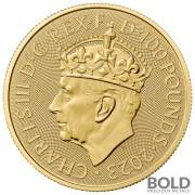 2023 Gold 1 oz Royal Mint King Coronation Crown BU