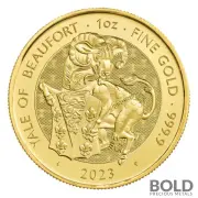 2023 Britain Tudor's Beasts Yale of Beaufort 1 oz Gold BU Coin