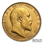 Gold World English Sovereign King Edward VII