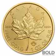 2022 Gold Canadian Maple Leaf - 1 oz